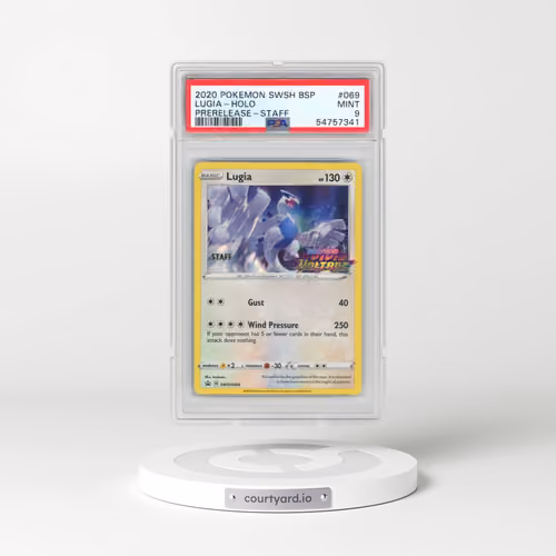 2020 POKEMON SWSH BLACK STAR PROMO #069 LUGIA-HOLO PRERELEASE