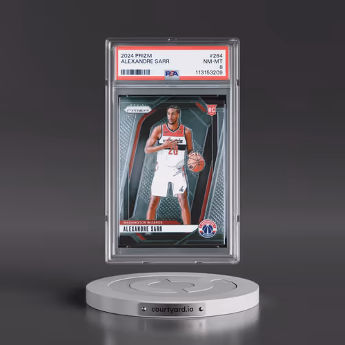 2024 Panini Prizm #264 Alexandre Sarr (PSA 8 NM-MT)