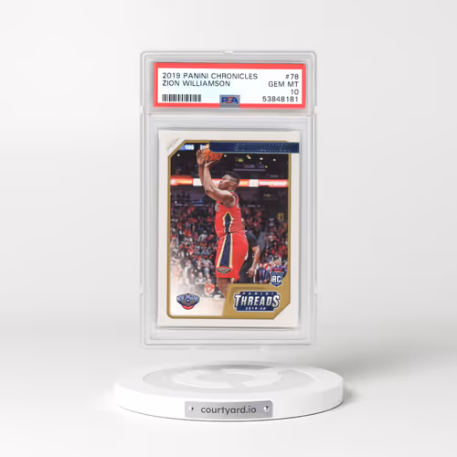 2019 Panini Chronicles #78 Zion Williamson (PSA 10 GEM MINT)