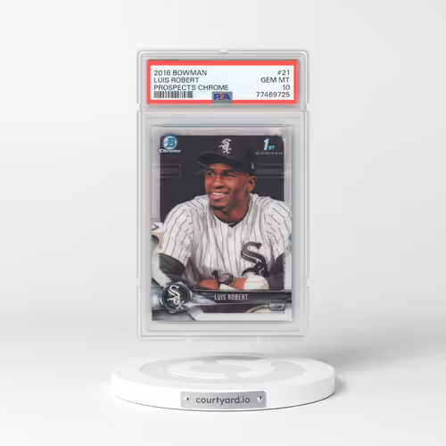 2018 Bowman Prospects Chrome #21 Luis Robert (PSA 10 GEM MINT)