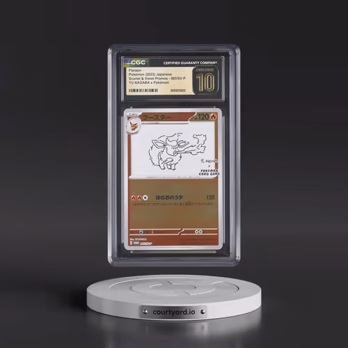 2022 Scarlet & Violet Promos #065/SV-P Flareon - Reverse Holo YU NAGABA x Pokémon () (CGC 10 PRISTIN