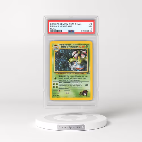 2000 Pokémon Gym Challenge #4 Erika's Venusaur - Holo (PSA 7 NM)