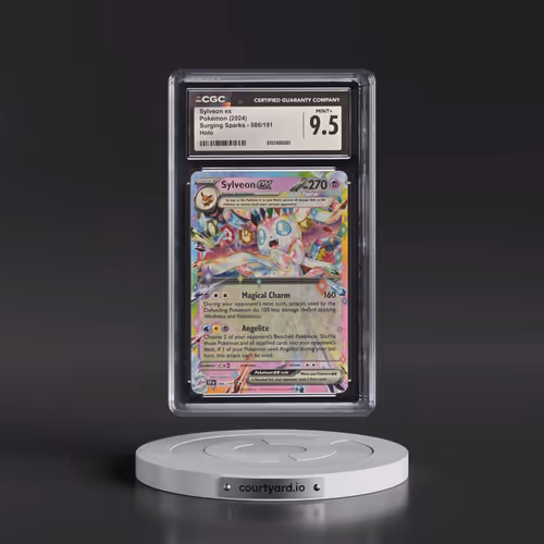 2024 Surging Sparks - SSP EN #086/191 Sylveon ex - Holo (CGC 9.5 MINT+)