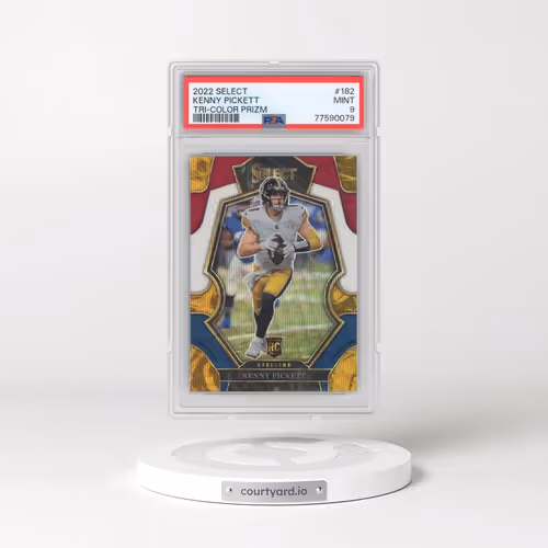 2022 Panini Select #182 Kenny Pickett - Tri-Color Prizm (PSA 9 MINT)