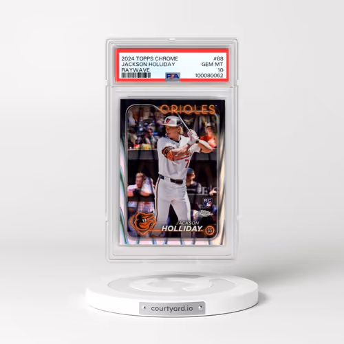 2024 Topps Chrome #88 Jackson Holliday - Raywave (PSA 10 GEM MINT)