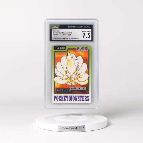 1997 (Pocket Monsters on Bottom) Part 3 #038 Ninetales (CGC 7.5 NM+)