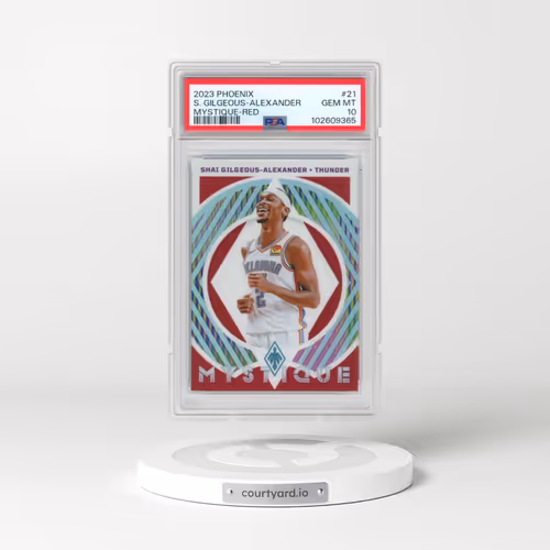 2023 Panini Phoenix Mystique #21 Shai Gilgeous-Alexander - Red (PSA 10 GEM MINT)