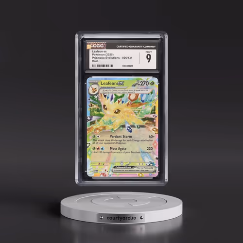 2025 Prismatic Evolutions - PRE EN #006/131 Leafeon ex - Holo (CGC 9 MINT)