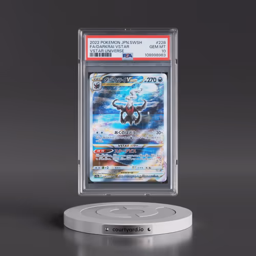 2022 Pokémon Sword & Shield Vstar Universe #228 Darkrai Vstar - Full Art (PSA 10 GEM MINT)