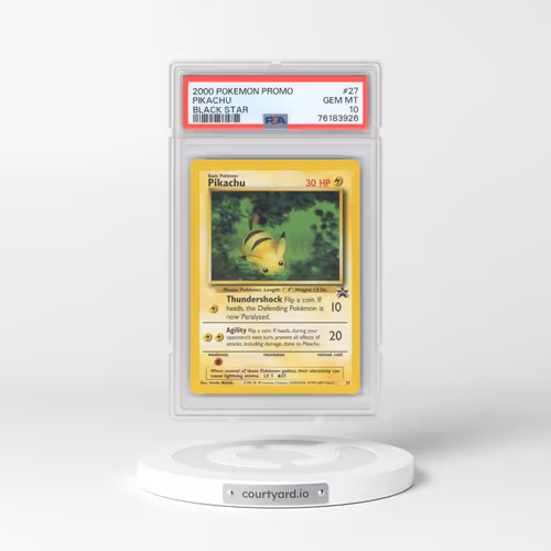 1999 Black Star Promos #27 Pikachu - The Power of One (PSA 10 GEM MINT)