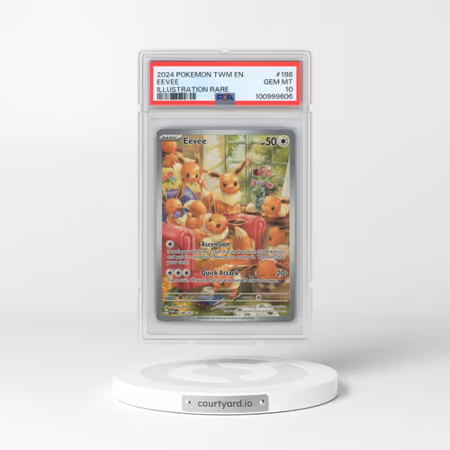 2024 Pokémon Twm EN-Twilight Masquerade #188 Eevee - Illustration Rare (PSA 10 GEM MINT)