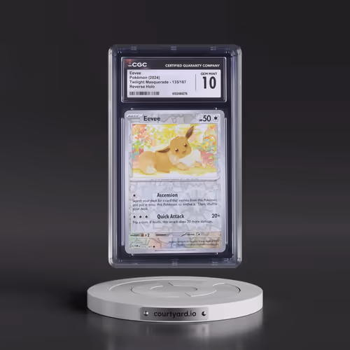 2024 Twilight Masquerade - TWM EN #135/167 Eevee - Reverse Holo (CGC 10 GEM MINT)