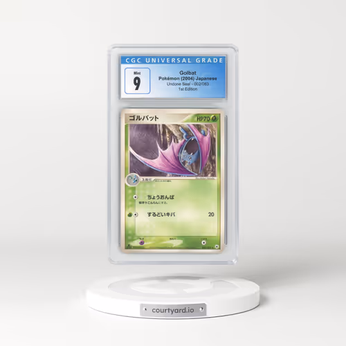 2004 Undone Seal #002/083 Golbat - 1st Edition (CGC 9 MINT)