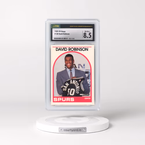 1989 Hoops #138 David Robinson (CSG 8.5 NM-MT+)