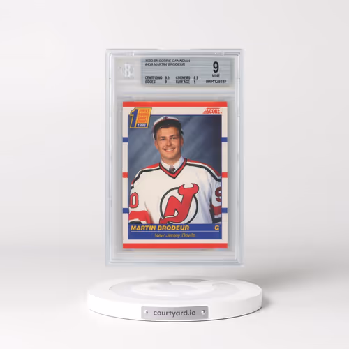 1990 Score Canadian #439 Martin Brodeur (BGS 9 MINT)