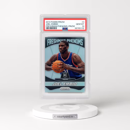2014 Panini Prizm Freshman Phenoms #3 Joel Embiid - Prizm (PSA 10 GEM MINT)