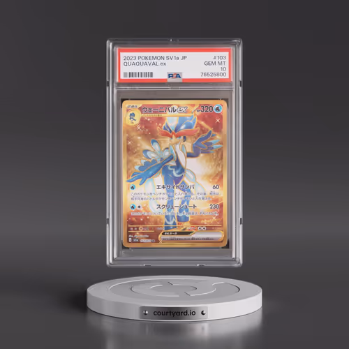 2023 Pokémon Sv1a-Triplet Beat #103 Quaquaval EX - Holo Ultra Rare (PSA 10 GEM MINT)