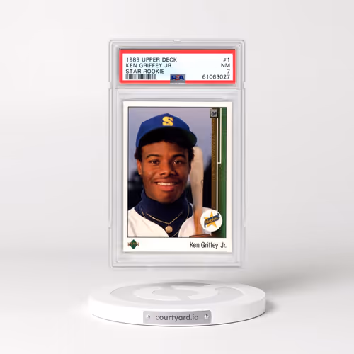 1989 Upper Deck #1 Ken Griffey Jr - Star Rookie (PSA 7 NM)