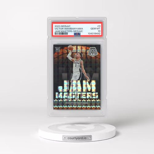 2023 Panini Mosaic Jam Masters #3 Victor Wembanyama - Mosaic (PSA 10 GEM MINT)