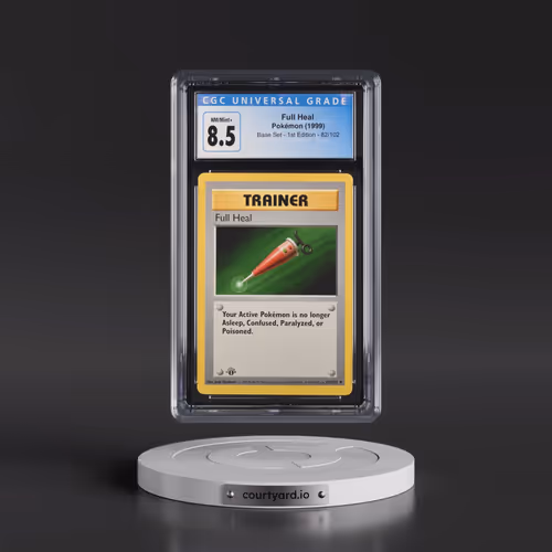 1999 Base Set #82/102 Full Heal - 1st Edition 1st Edition (CGC 8.5 NM-MT+)