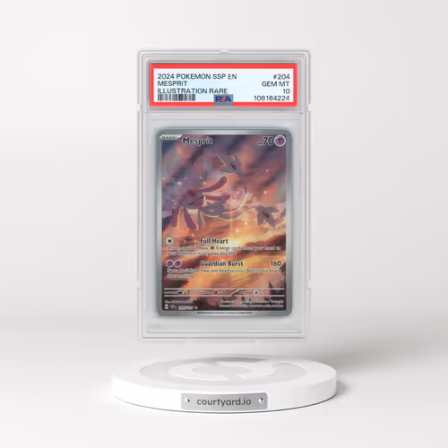 2024 Pokémon Ssp EN-Surging Sparks #204 Mesprit - Illustration Rare (PSA 10 GEM MINT)