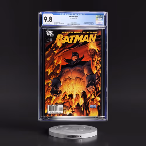Batman #666 CGC 9.8 White Pages (DC Comics, 7/07)