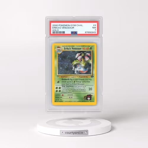 2000 Pokémon Gym Challenge #4 Erika's Venusaur - Holo (PSA 7 NM)