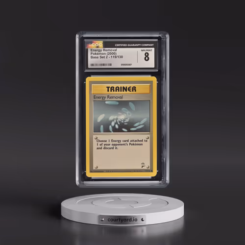 2000 Base Set 2 #119/130 Energy Removal (CGC 8 NM-MT)