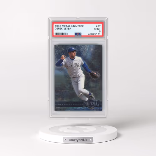 1996 Metal Universe #87 Derek Jeter (PSA 9 MINT)