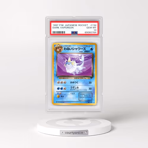 1997 Pokémon Rocket #134 Dark Vaporeon (PSA 10 GEM MINT)