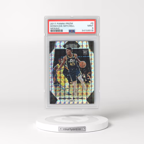 2017 Panini Prizm Mosaic #5 Donovan Mitchell (PSA 9 MINT)