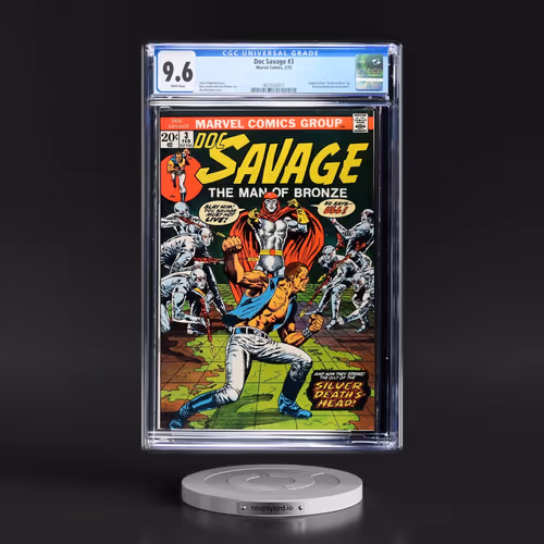 Doc Savage #3 CGC 9.6 White Pages (Marvel Comics, 2/73) - Universal