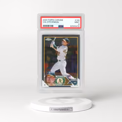2023 Topps Chrome #199 Cal Stevenson (PSA 9 MINT)