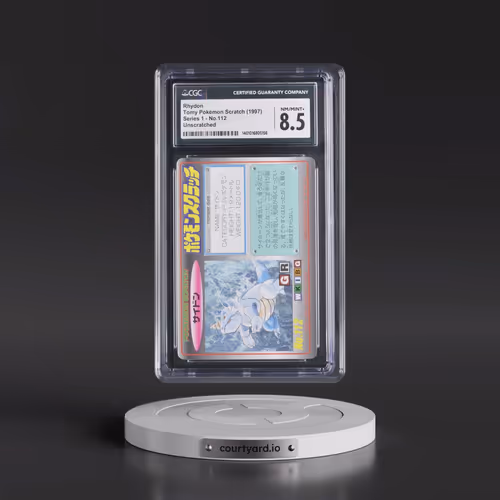 1997 Series 1 #112 Rhydon - Unscratched (CGC 8.5 NM-MT+)