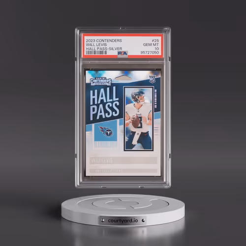2023 Panini Contenders Hall Pass #25 Will Levis - Silver (PSA 10 GEM MINT)