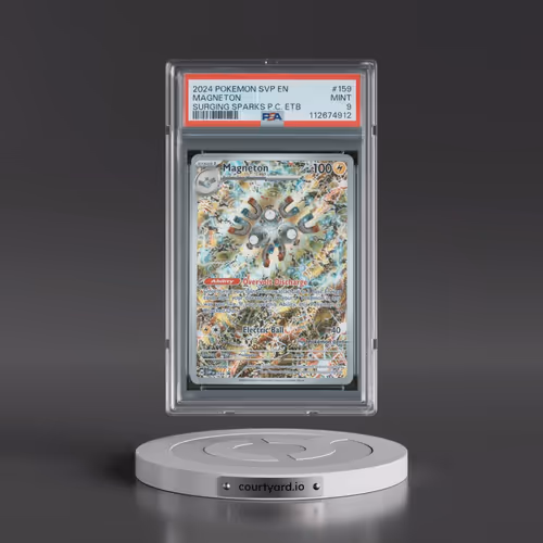 2024 Pokémon Svp EN-SV Black Star Promo #159 Magneton - Surging Sparks Pokemon Center Elite Trainer