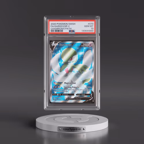 2020 Pokémon Sword & Shield Champion's Path #070 Gardevoir V - Holo Full Art (PSA 10 GEM MINT)