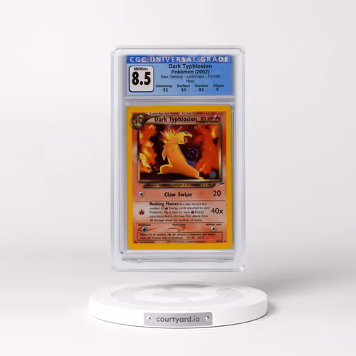 2002 Neo Destiny #10/105 Dark Typhlosion - Holo (CGC 8.5 NM-MT+)
