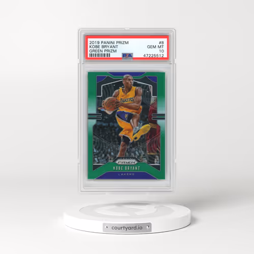 2019 Panini Prizm #8 Kobe Bryant - Green Prizm (PSA 10 GEM MINT)