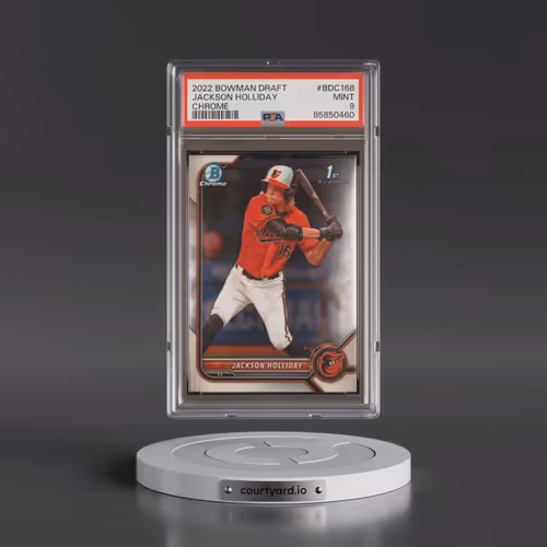 2022 Bowman Draft #BDC168 Jackson Holliday - Chrome (PSA 9 MINT)