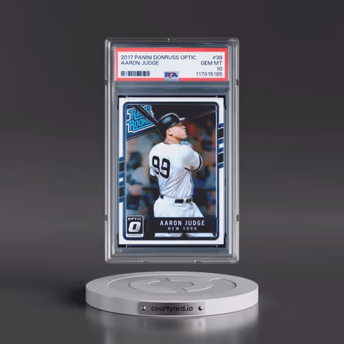 2017 Panini Donruss Optic #38 Aaron Judge (PSA 10 GEM MINT)