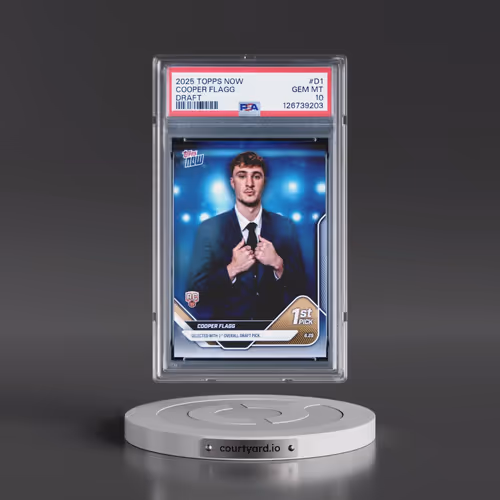 2025 Topps Now Draft #D1 Cooper Flagg (PSA 10 GEM MINT)