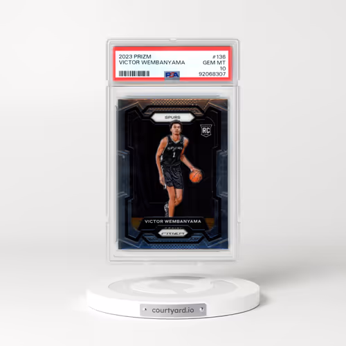 2023 Panini Prizm #136 Victor Wembanyama (PSA 10 GEM MINT)