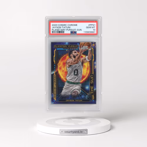 2023 Topps Cosmic Chrome Planetary Pursuit #PPS1 Jayson Tatum - Sun (PSA 10 GEM MINT)