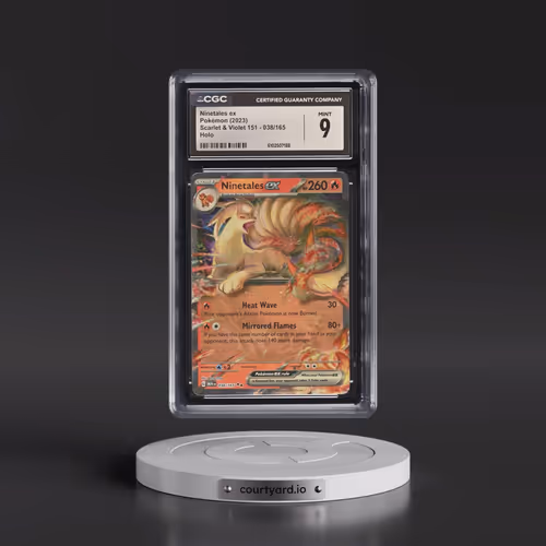 2023 Scarlet & Violet 151 - MEW EN #038/165 Ninetales ex (CGC 9 MINT)