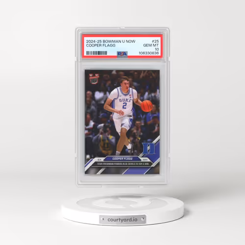 2024-25 Bowman U Now #25 Cooper Flagg (PSA 10 GEM MINT)