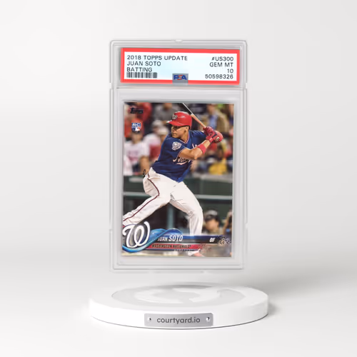2018 Topps Update #US300 Juan Soto - Batting (PSA 10 GEM MINT)
