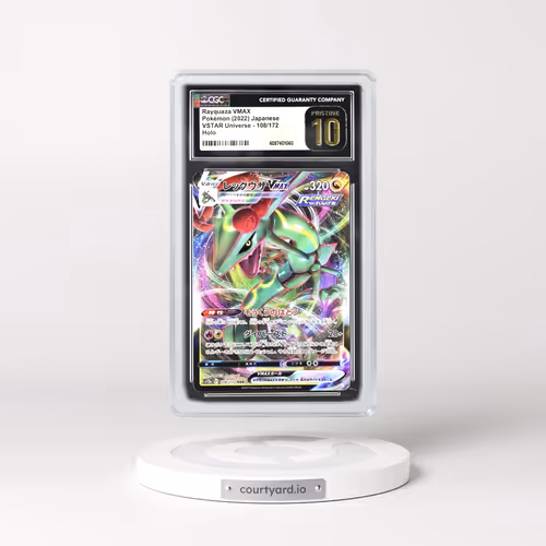 2022 VSTAR Universe #108/172 Rayquaza VMAX - Holo (CGC 10 PRISTINE)