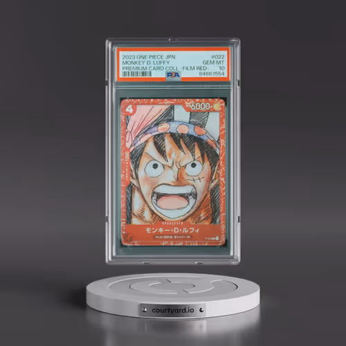 2023 One Piece Japanese Premium Card Collection -One Piece Film Red #022 Monkey D. Luffy (PSA 10 GEM