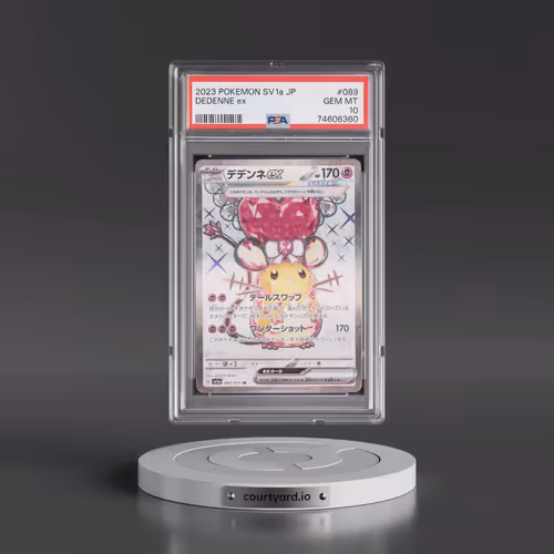 2023 Pokémon Sv1a-Triplet Beat #089 Dedenne EX - Holo Super Rare (PSA 10 GEM MINT)